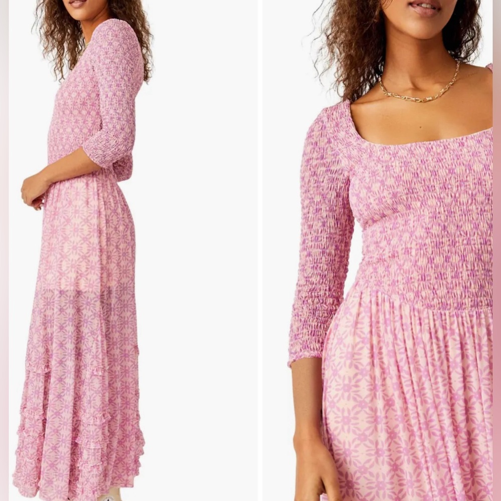 Free people size Small It’s fate long sleeve maxi